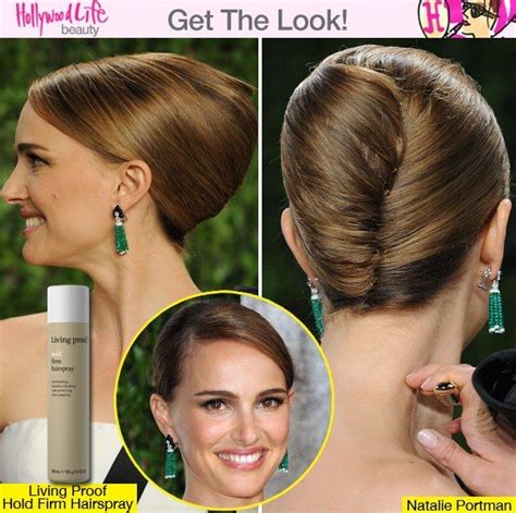 natalie portman french twist.